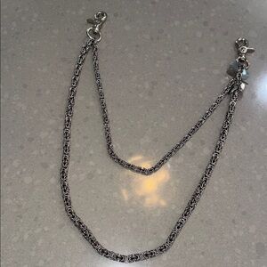 Moniker by Roman Glick double wallet chain stainless steel Byzantine chainmail🖤